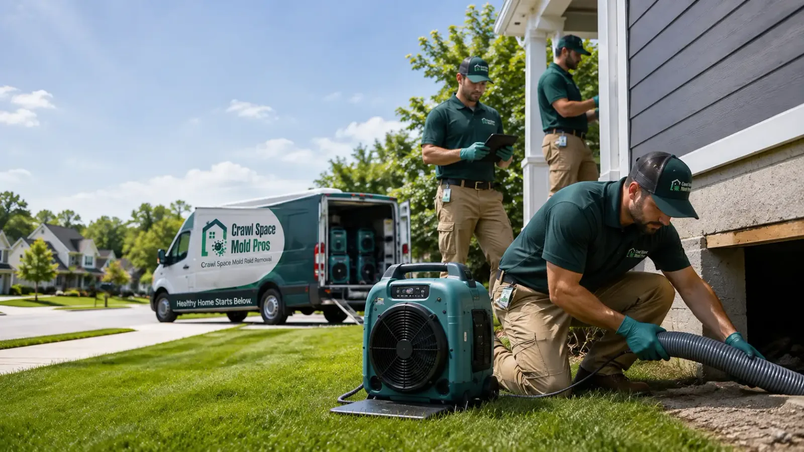 Crawl Space Mold Removal in Cedarburg, WI